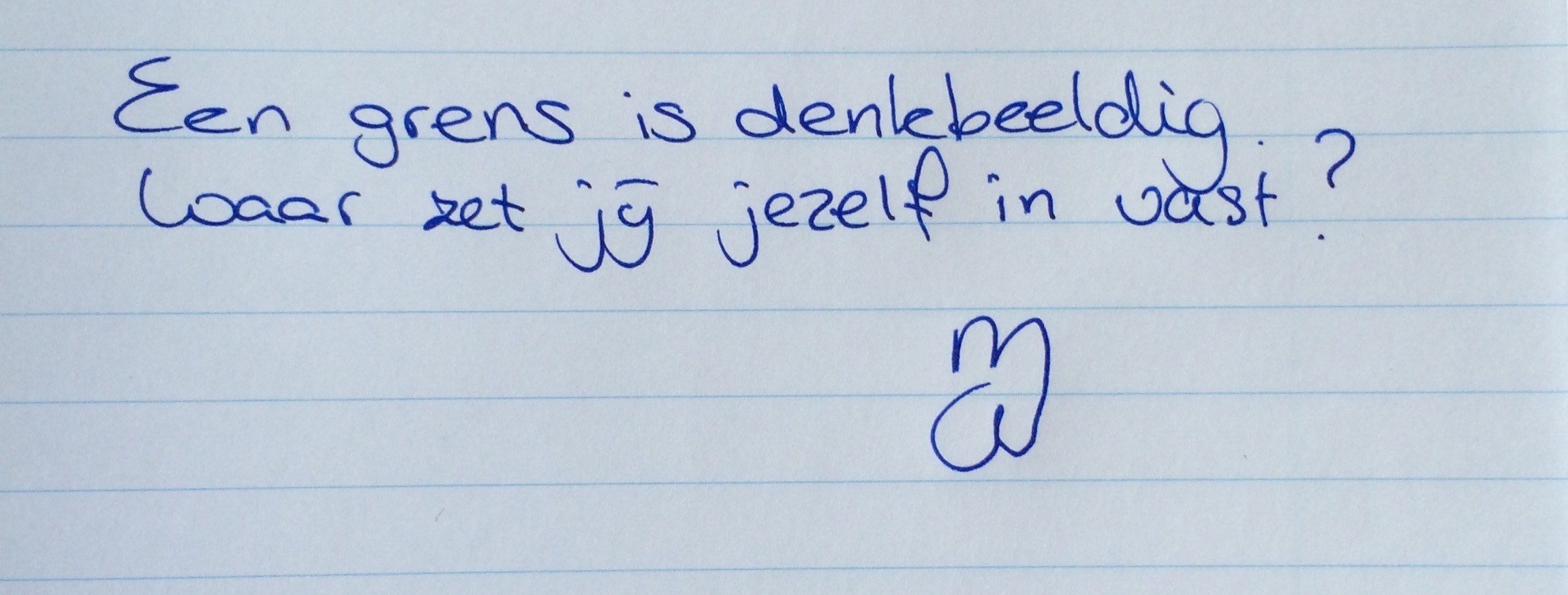 Anders kijken - Handgeschreven